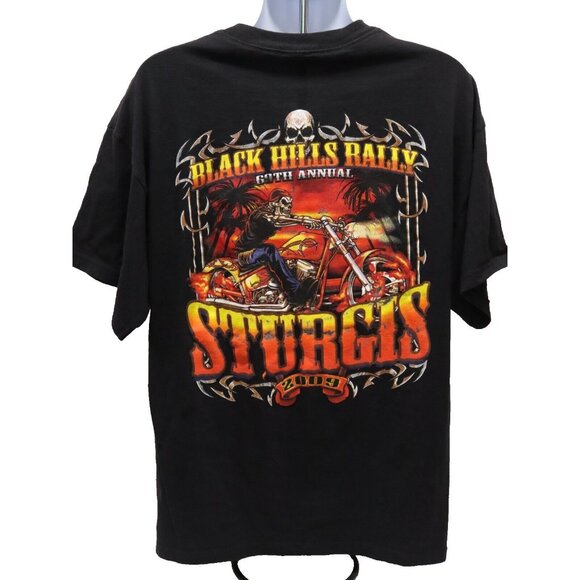 Unbranded Other - 2009 Sturgis Black Hills Rally Tshirt Men's Size Large